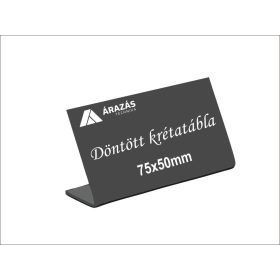 Döntött krétatábla 75x50mm