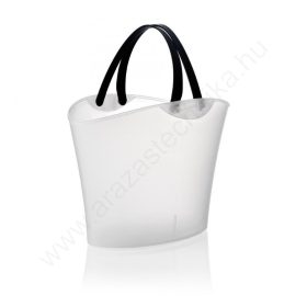 Bevásárló kosár SHOPHIE 15L - átlátszó fehér