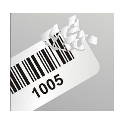 DESTRUKTÍV PVC címke 50x25mm (1000db/tek)