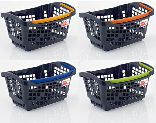 Bevásárló kosár 20L - Design COLOR -  ZÖLD fül