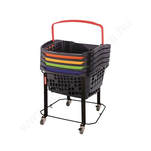 Bevásárló kosár 20L - Design COLOR -  ZÖLD fül