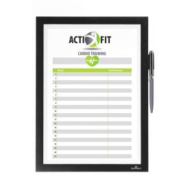   Duraframe® NOTE A5 - fekete (4994-01) jegyzettartó, takarítási naplóhoz