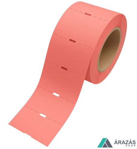 Polccímke 100x50 mm THERMO - piros 500 db/tekercs