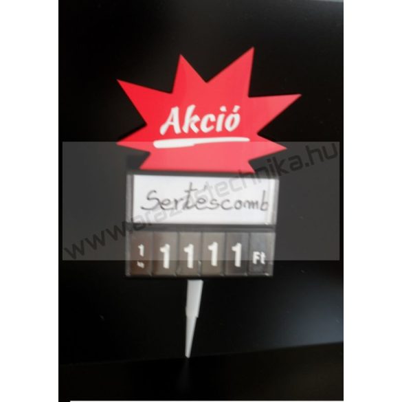 Árkazetta SZETT 74x51mm  + tüske fehér
