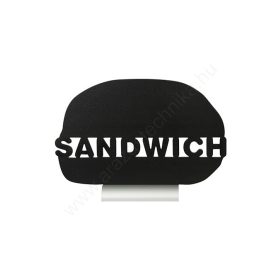   Menütartó krétás - SANDWICH sziluett - alumínium talp Securit® (FBTA-SANDWICH)