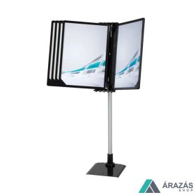 Kasszainfó 5xA4 FEKETE INFOSIGN keret + PVC