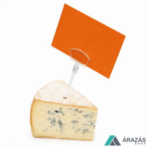 Beszúrható krétás ártábla szett- A7 + akril TÜSKE (10 cm) fagylalt árjelző