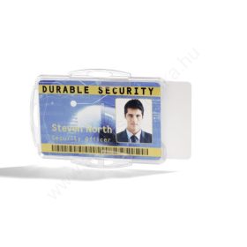 Azonosítókártya tartó DUO - nyitott áttetsző (8919-19)