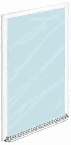 Alumínium plakátkeret A2 [32mm profil] FEHÉR keret