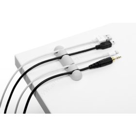   CAVOLINE® CLIP 4 - öntapadó kábelrögzítő klip (2db/csomag) (5040-10) szürke
