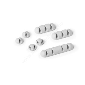   CAVOLINE® CLIP MIX - öntapadó kábelrögzítő klip (7db/csomag) (5041-10) szürke