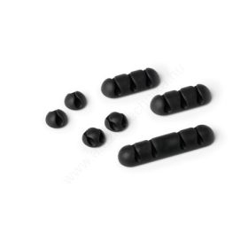   CAVOLINE® CLIP MIX - öntapadó kábelrögzítő klip (7db/csomag) (5041-37) graphite