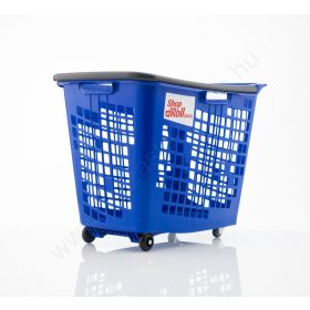 55L Gurulós bevásárló kosár - KÉK