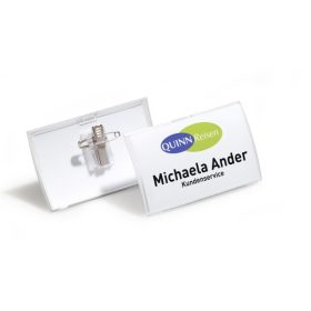 CLICK FOLD KOMBI KLIP névkitűző 40X75mm (8211-19) (25db)