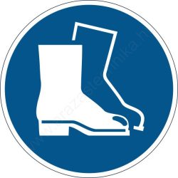   Használjon biztonsági cipőt - R9 padlómatrica 43cm kör (1733-06)
