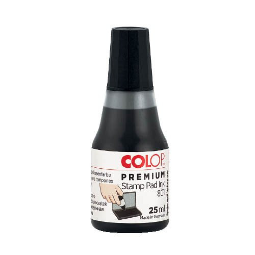 Bélyegzőfesték Colop 801 - 25 ml fekete