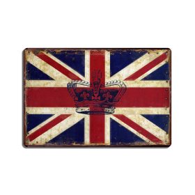 British flag retro fémtábla