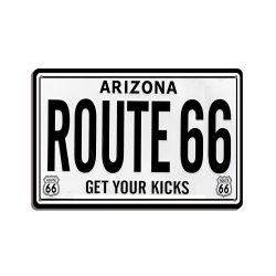 Route 66 retro fémtábla