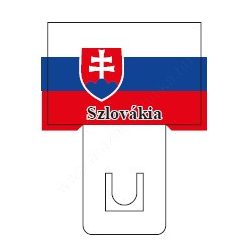 Szlovák zászló - 60x40mm
