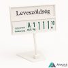 Árkazetta zöldségekhez 120x84mm fehér-zöld +talp