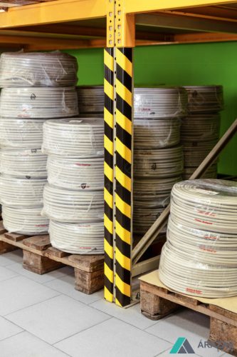 Sarokvédő profil C20 - SÁRGA/FEKETE (1101-130)