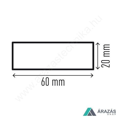 Felületvédő profil S20 - SÁRGA/FEKETE (1108-130)