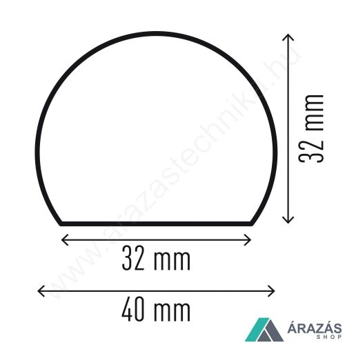 Felületvédő profil S30R - SÁRGA/FEKETE (1109-130)