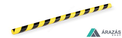 Élvédő profil E8R - SÁRGA/FEKETE (1126-130)
