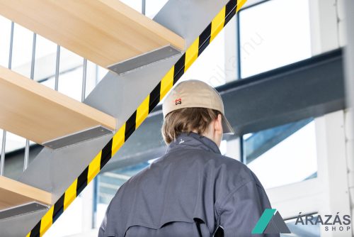 Élvédő profil E8 - SÁRGA/FEKETE (1127-130)