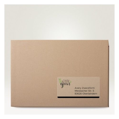 J4722-25 Avery átlátszó címzés címke 96 x 50,8 mm