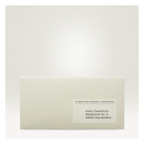 J8563-25 Avery átlátszó címzés címke 99, x38,1mm