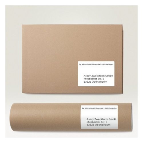 3426 Avery univerzális címke - fehér 105x70mm