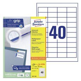 3657 Avery univerzális címke - fehér 48,5x25,4mm