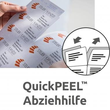 3657 Avery univerzális címke - fehér 48,5x25,4mm