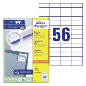 3668 Avery univerzális címke - fehér 52,5x21,2mm