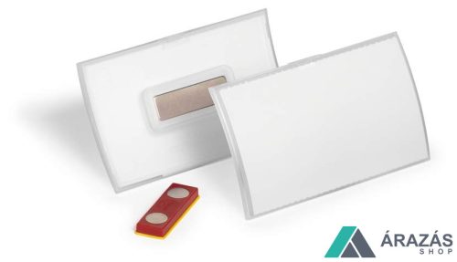 CLICK FOLD mágneses névkitűző 54x90mm (8260-19) 10db/cs - elfordulásmentes