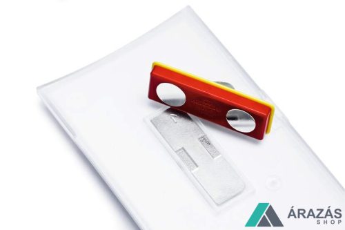 CLICK FOLD mágneses névkitűző 54x90mm (8260-19) 10db/cs - elfordulásmentes