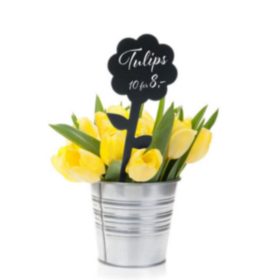 Beszúrható krétatábla (TAG-FLOWER-5)