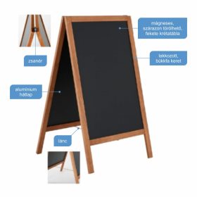 Krétás - mágneses megállítótábla kültéri 715x1050mm