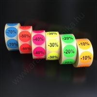Feliratos címkék: Akció, -% és SALE ...