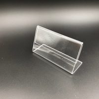 Plexi árcímke tartó