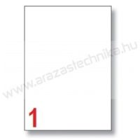 Poliészter A4 etikett címke